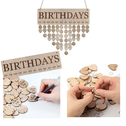 DIY Wooden Birthday Plaque