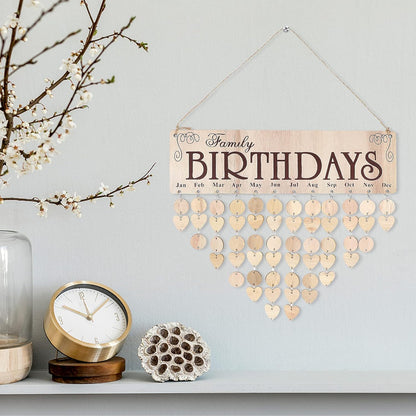 DIY Wooden Birthday Plaque