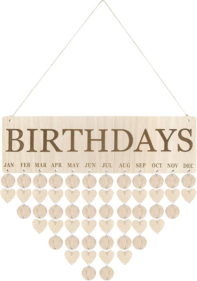 DIY Wooden Birthday Plaque